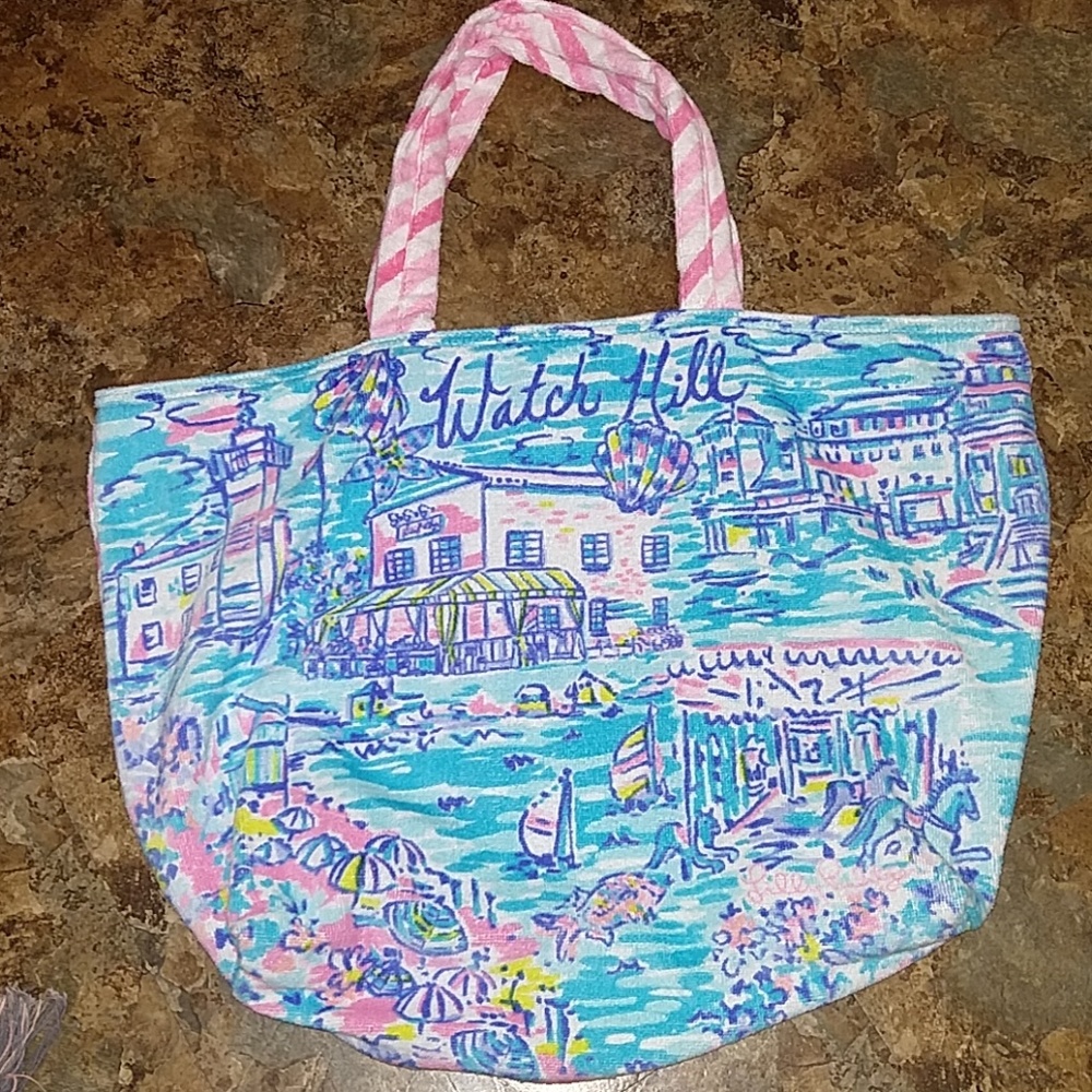 Lilly Pulitzer Destination Bag Watch Hill NWT